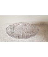 Imperial Cut Glass Oval Nut Relish Candy Dish Saw Tooth Edge, Some Broken - £1.54 GBP