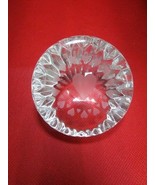 Lenox Crystal Glass Etched Hearts Paperweight Heart Wedding Gift Sweethe... - $41.68 CAD