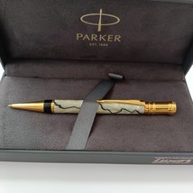 Parker Centennial Duofold Ball Pen- Pearl &amp; Black Made in UK - £391.60 GBP