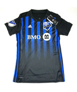 New MLS Adidas Soccer Jersey Shirt Mens SmalI Impact Montreal Black Blue... - £27.53 GBP