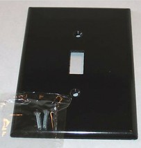 QTY-2  DARK BROWN JUMBO 1-GANG SWITCH PLATE 2144B-BOX COOPER (You get 2 ... - £6.93 GBP