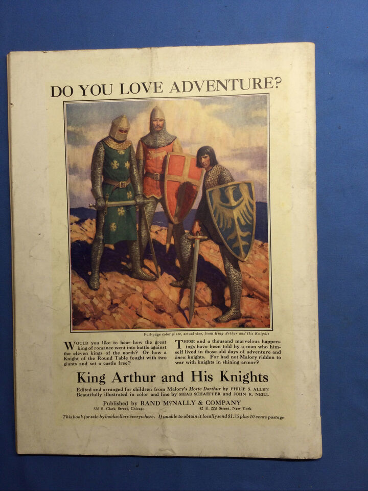 September 1924 "Child Life" Children's Magazine w/ Map Globe Girl Illustration Item image 6