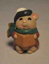 Hallmark - Caroling Mouse With Song Book - QFM 8317 - Merry Miniature Fi... - £9.45 GBP