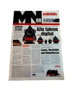 Marklin New Items 1988 E 2nd Edition Newsletter Model Railroads Trains  - €7,53 EUR