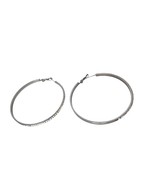 Elegant Rhinestone Huge Hoop Earrings Party Gala Womens Costume Jewelry - $21.38 CAD