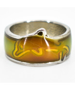 Cute Jumping Dolphin Children&#39;s Color Changing Fashion Mood Ring - £4.38 GBP