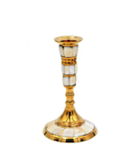 5&quot; Mother of Pearl Inlay Brass Elegant Design Greek Orthodox Prayer Cand... - €12,82 EUR