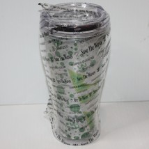 Royal Caribbean Cruise Save the Waves Coca Cola Tumbler Drink Cup in Green New - £7.98 GBP
