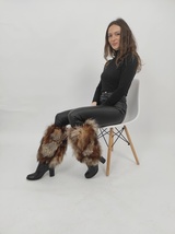 Fox fur boot warmers. Fur accessories. - £78.63 GBP