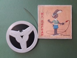 USSR Animated Film Nu Pogodi #11. Cartoon kids Color 8mm. Soviet Union Wolf hare - £25.10 GBP