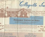 Collegville Inn Smorgasbord Placemat Germantown Pike Philadelphia Pennsy... - $14.85