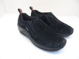 Merrell Women&#39;s Jungle Moc Nubuck Slip-On Shoe Black Red Size 8.5M - £56.96 GBP