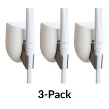 3-Pack Moen Suction Grip Shower Holder White Sticks Tile Glass Wall No D... - $12.69