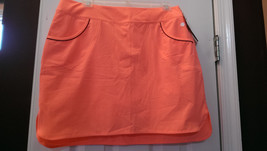 NWT Ladies EP Pro Sport Neon Orange Golf Skort Skirt sizes 10 &amp; 12 Empire State - £22.01 GBP
