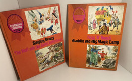 1969 Storytime Treasury Puss&#39;n&#39;boots Aladdin &amp; His Magic Lamp &amp; Sleeping Beauty - £14.34 GBP