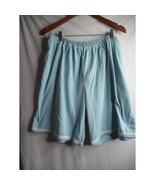 Junonia cotton blend Knit Blue shorts elastic waist pockets Sz 2X PJ casual - $148.61 MXN
