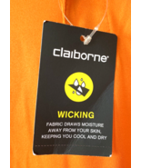 Claiborne Polo Shirt Moisture Wicking Mens 2XLT Mandarin Orange Golf Tal... - £17.49 GBP