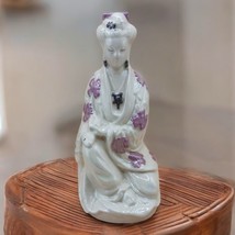 Vintage Porcelain Figurine,  6 inch iridescent statue, several imperfections,... - £15.42 GBP