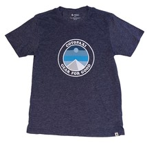 Cotopaxi Mens Heathered Navy Blue Gear for Good Graphic Tee Tshirt Small - $19.99