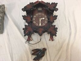Hand Made For Parts Only German Made Brown Wood Cockoo Clock PARTS ONLY ... - $102.25 CAD