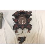 Hand Made For Parts Only German Made Brown Wood Cockoo Clock PARTS ONLY ... - $1,338.53 MXN