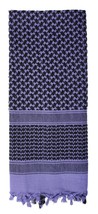 Purple Rotcho Shemagh Heavyweight Tactical Desert Keffiyeh Scarf Cotton ... - $351.48 MXN