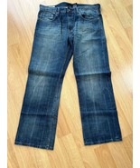Buffalo David Bitton Ruffer Mens 38x32 Regular Rise Easy Fit Blue Denim ... - €21,45 EUR
