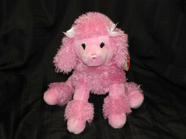 G by Gund Plush PINK POODLE Dog 14&quot; Tall Sitting Stuffed Animal Toy NWT 4060480 - £19.10 GBP