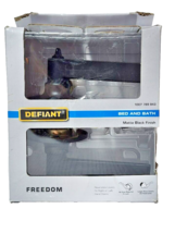 Defiant Bed and Bath Lever Set Keyless Lock Freedom (Matte Black) - £9.31 GBP