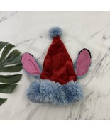 Disneyland Disney Lilo Stitch Christmas Santa Hat Ears Adult Size Blue R... - $3,616.71 MXN