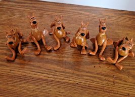 6 Vintage Scooby Doo Figures Toys 1996 Burger King Hannah Barbera Cake Toppers - £6.96 GBP