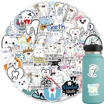 Tooth Stickers Decals 100Pack Vinyl Dental Stickers Tooth Fairy Stickers... - $22.23