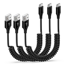 Android Auto USB C Cable Samsung Charger Fast Charging Cord for Car 3Pack Retrac - £14.12 GBP