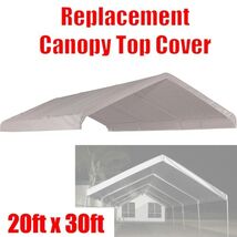 20 x 30 feet Roof Top Cover White Tarp for Replacement Outdoor Canopy He... - $2,397.75 MXN