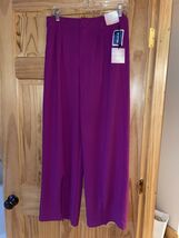 NWT Happily Grey Wide Leg Trousers Dark Pink - $10.00