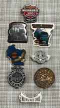 Harley-Davidson Assorted Wisconsin Cities Lapel Pins - Lot of 8 - $15.47