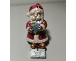 Christmas Tree Santa North Pole Letter Leg Bell Tree Ornament - $9.59