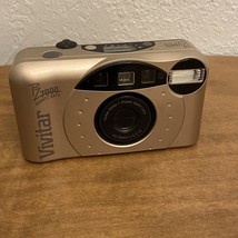 Vivitar Quartz Date PZ7000 Gold 35mm Point &amp;Shoot Film Camera - $22.50