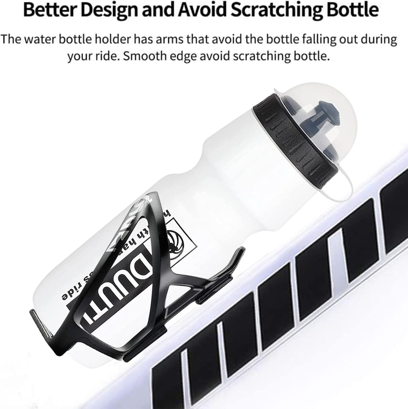 Bike Bottle Holder & Cage - Ultralight Plastic, Bpa-Free 25Oz Water Bottle for M Item image 4