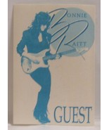 BONNIE RAITT - VINTAGE ORIGINAL CONCERT TOUR CLOTH BACKSTAGE PASS - $187.91 MXN