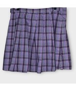 HOT TOPIC purple plaid miniskirt size large Y2K grunge preppy academia - €29,77 EUR