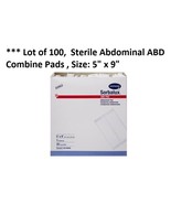 100 Count Hartmann Sorbalux Abdominal Pad ABD Pads Sterile 5 X 9, high a... - £28.80 GBP