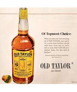 1950 Old Taylor Kentucky Bourbon Whiskey Advertisement Distillery Liquor... - $550.85 MXN