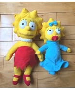 Maggie and Marge Simpson Plush Stuffed Dolls From Universal Studios - $20.54 CAD