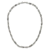  Chisel Stainless Steel Polished 20 inch Necklace - £101.58 GBP