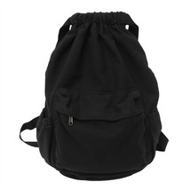 Female Canvas Cute Drawstring College Backpack Fashion Women Laptop Book Bag Tre - £39.38 GBP