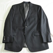 Hart Schaffner Marx 46R Black Hopsack Silver Button Blazer Jacket Sport ... - £68.29 GBP