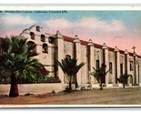 San Gabriel Archangel Mission CA California UNP WB Postcard S24 - £2.33 GBP