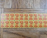 Block of 20 Top TV Value Stamps 10 - $4.74
