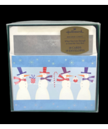 Vintage Hallmark Christmas Cards Boxed Set 18 Snowman Happy Holidays Sno... - $180.66 MXN